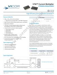 VTM48ET040M050B00 Datasheet Cover