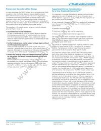 VTM48ET040M050B0R Datasheet Page 16