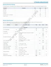 VTM48ET080M030A00 Datasheet Page 2