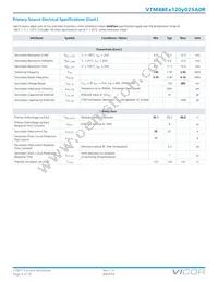 VTM48ET120M025A0R Datasheet Page 3
