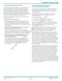 VTM48ET120M025A0R Datasheet Page 15