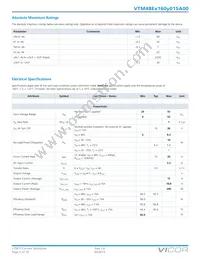 VTM48ET160M015A00 Datasheet Page 2