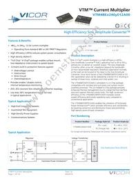 VTM48ET240M012A00 Datasheet Cover