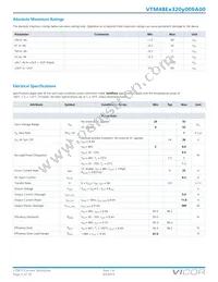 VTM48ET320M009A00 Datasheet Page 2