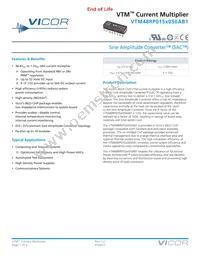 VTM48RP015T050AB1 Datasheet Cover