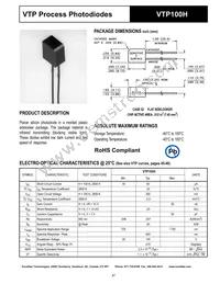 VTP100H Datasheet Cover