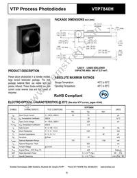 VTP7840H Datasheet Cover