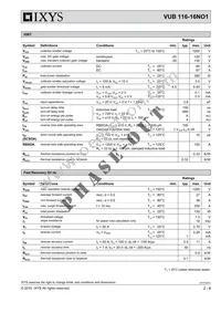 VUB116-16NO1 Datasheet Page 2