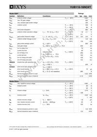 VUB116-16NOXT Datasheet Page 3