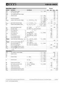 VUB120-16NOXT Datasheet Page 3