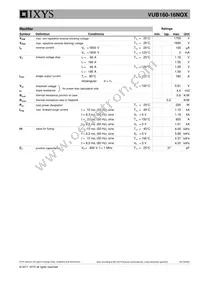 VUB160-16NOXT Datasheet Page 2