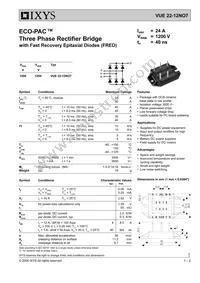 VUE22-12NO7 Datasheet Cover