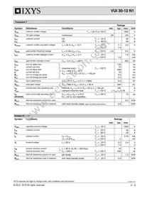 VUI30-12N1 Datasheet Page 2