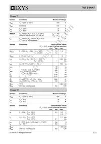 VUI9-06N7 Datasheet Page 2