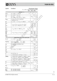 VUM85-05A Datasheet Page 2