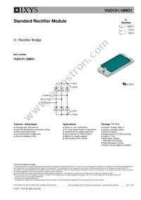 VUO121-16NO1 Datasheet Cover