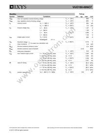 VUO190-08NO7 Datasheet Page 2
