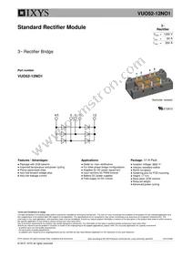 VUO52-12NO1 Datasheet Cover