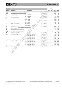 VUO52-22NO1 Datasheet Page 2