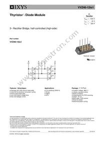 VVZ40-12IO1 Datasheet Cover