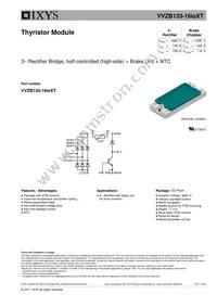 VVZB135-16IOXT Datasheet Cover