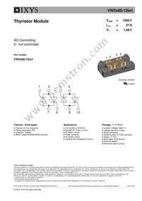 VW2X60-12IO1 Datasheet Cover