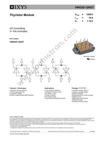 VWO35-12HO7 Datasheet Cover