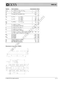 VWO85-16IO1 Datasheet Page 2