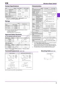 VX-01-1A2 Datasheet Page 3