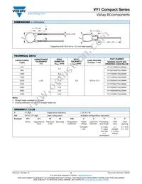 VY1152M35Y5UC63V0 Datasheet Page 2