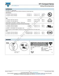 VY1152M35Y5UC63V0 Datasheet Page 5