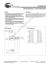 W134SH Datasheet Cover