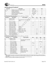 W181-01G Datasheet Page 5