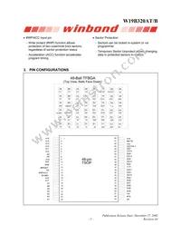 W19B320ATT7H Datasheet Page 5