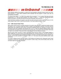 W19B320ATT7H Datasheet Page 18