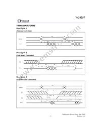 W24257S-70LL T/R Datasheet Page 5