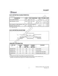 W24257S-70LL T/R Datasheet Page 7
