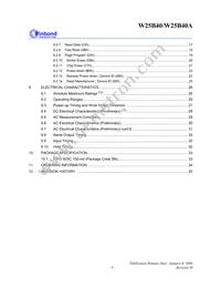 W25B40VSNIG T&R Datasheet Page 3