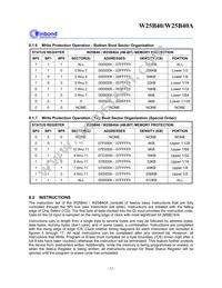 W25B40VSNIG T&R Datasheet Page 12
