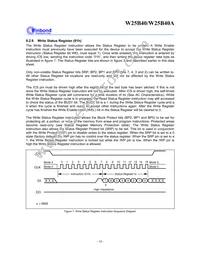 W25B40VSNIG T&R Datasheet Page 16