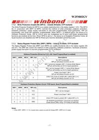 W25M02GVTCIT TR Datasheet Page 18