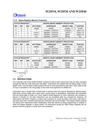 W25P40VSNIG T&R Datasheet Page 11