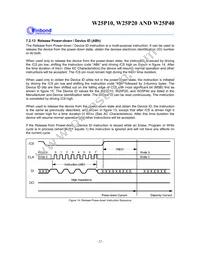 W25P40VSNIG T&R Datasheet Page 22