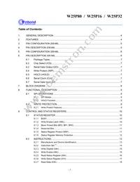 W25P80VSSIG T&R Datasheet Page 2