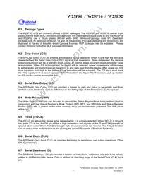 W25P80VSSIG T&R Datasheet Page 7