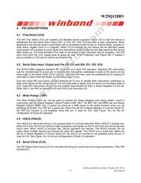 W25Q128BVFJP Datasheet Page 9