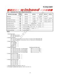 W25Q128BVFJP Datasheet Page 20