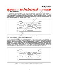 W25Q128BVFJP Datasheet Page 22