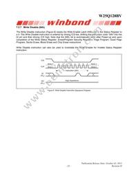 W25Q128BVFJP Datasheet Page 23