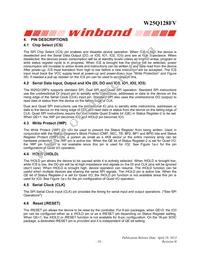 W25Q128FVEIP Datasheet Page 11